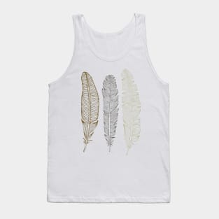 Minimalist Feather Tank Top